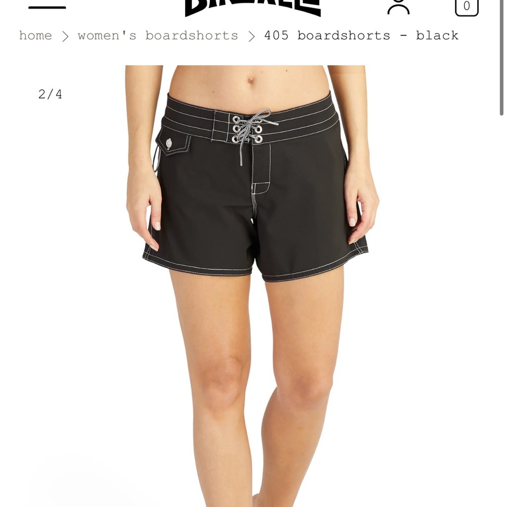 Black Birdwell board shorts